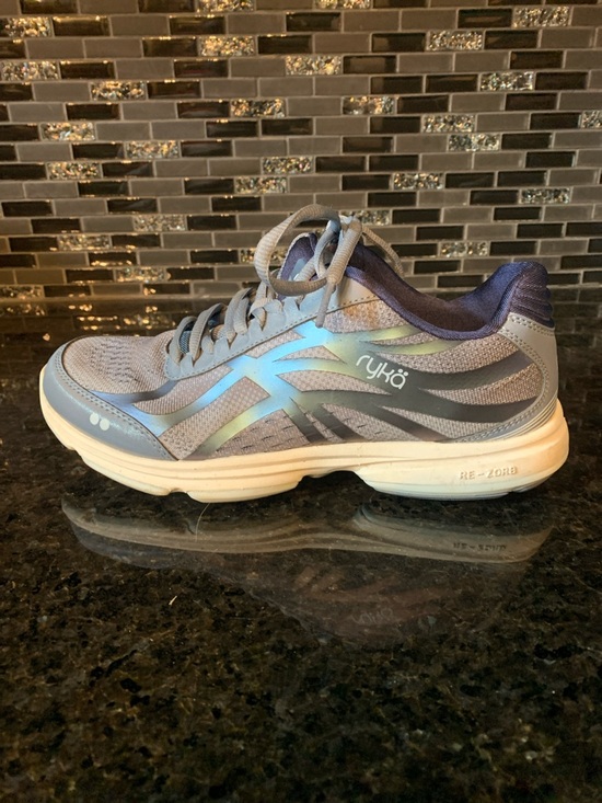 Ryka Shoes - Ryka Light Blue Gray Women's Athletic Walking Shoe